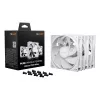 be quiet! Pure Wings 3 120mm PWM Reverse White Triple-Pack Kompiuterio korpuso ventiliatorius 12 cm 3 vnt.