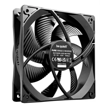 be quiet! Pure Wings 3 120mm PWM Reverse Triple-Pack – 3 vnt. juodo kompiuterio korpuso ventiliatoriaus rinkinys