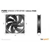 be quiet! Pure Wings 3 120mm PWM Reverse Triple-Pack – 3 vnt. juodo kompiuterio korpuso ventiliatoriaus rinkinys
