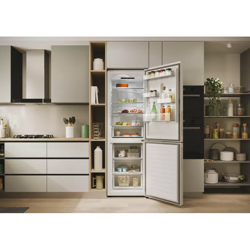Candy Fresco ECN2CQTEW186 Laisvai pastatomas Šaldytuvas 355 L Baltas