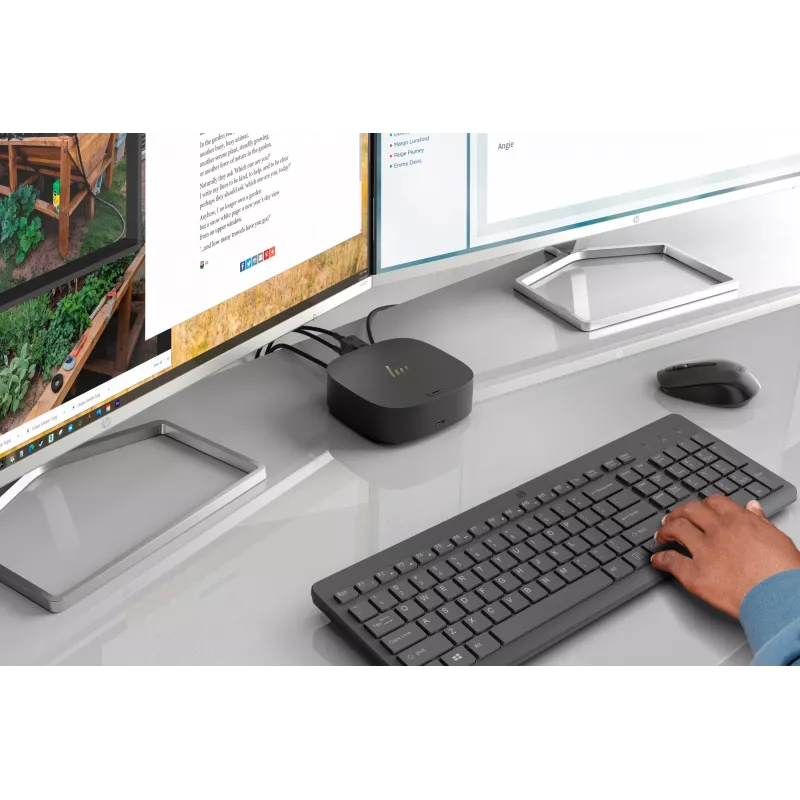 HP 330 belaidė klaviatūra ir pelė, pilno dydžio (100 %), RF belaidė, QWERTY, juoda, su pele