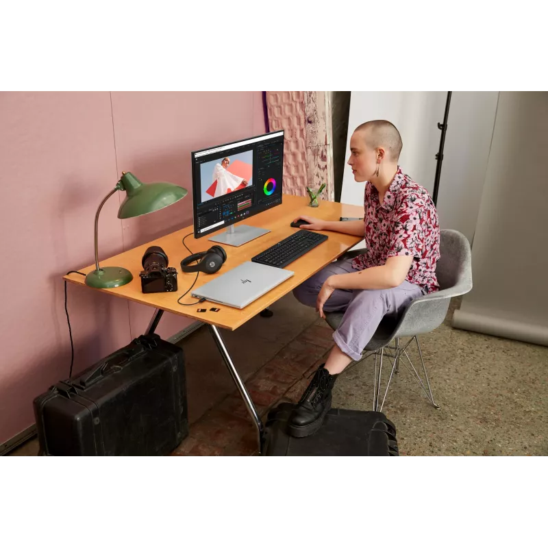 HP 230 belaidė klaviatūra ir pelė, pilno dydžio, RF belaidis ryšys, membraninė, juoda