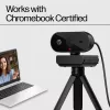 HP 320 FHD Webcam – internetinė kamera, 1920 x 1080 pikselių, Full HD, 30 kadrų/s, USB, juoda