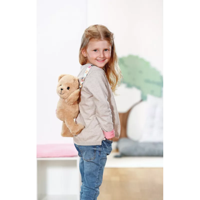Meškiuko formos kuprinė-krepšys ZAPF BABY born Teddy Bag vaikams nuo 3 iki 12 metų