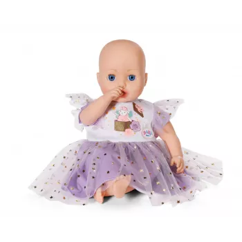 Suknelė lėlei ZAPF BABY born Lilac Tutu Dress 43 cm, violetinė, su tiuliu ir auksinėmis žvaigždutėmis