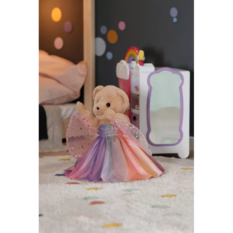 Suknelė lėlei ZAPF BABY born Rainbow Nightdress 43 cm, tekstilė, įvairiaspalvė