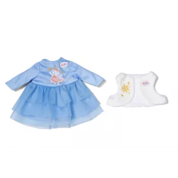 Lėlės suknelė ZAPF BABY born Žiemos suknelė 36 cm lėlėms, įvairiaspalvė, sulankstoma, nuo 1 m.