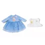 Lėlės suknelė ZAPF BABY born Žiemos suknelė 36 cm lėlėms, įvairiaspalvė, sulankstoma, nuo 1 m.