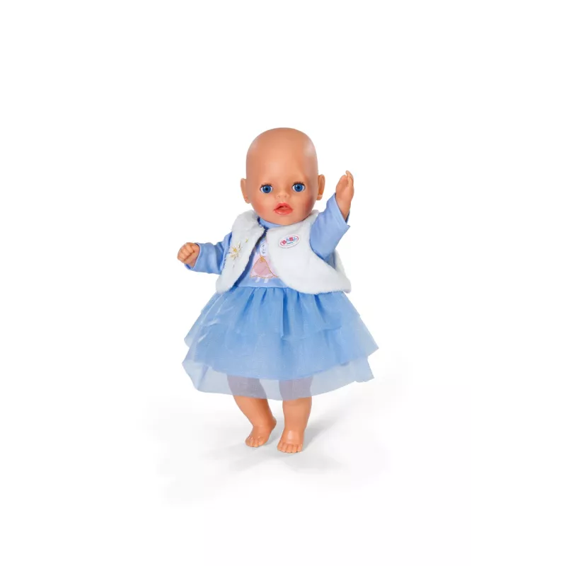 Lėlės suknelė ZAPF BABY born Žiemos suknelė 36 cm lėlėms, įvairiaspalvė, sulankstoma, nuo 1 m.