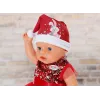 Kalėdinė suknelė lėlei ZAPF BABY born Xmas Dress 43 cm, tekstilė, įvairiaspalvė, sulankstoma, 3–12 metų