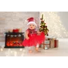 Kalėdinė suknelė lėlei ZAPF BABY born Xmas Dress 43 cm, tekstilė, įvairiaspalvė, sulankstoma, 3–12 metų