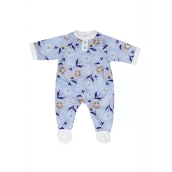 Lėlės romperis ZAPF BABY born Romper Mėlynas 43 cm lėlėms, audinys, sulankstomas, nuo 3 metų