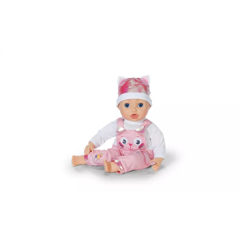ZAPF BABY born drabužėlių rinkinys su kepuraite 43 cm lėlėms, įvairiaspalvis, sulankstomas, nuo 3 metų