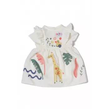 Suknelė lėlei ZAPF BABY born Žirafa 43 cm lėlėms, įvairiaspalvė, lanksti, nuo 3 metų