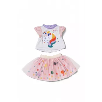 BABY born Tutu suknelė Vienaragis 43cm lėlės drabužis