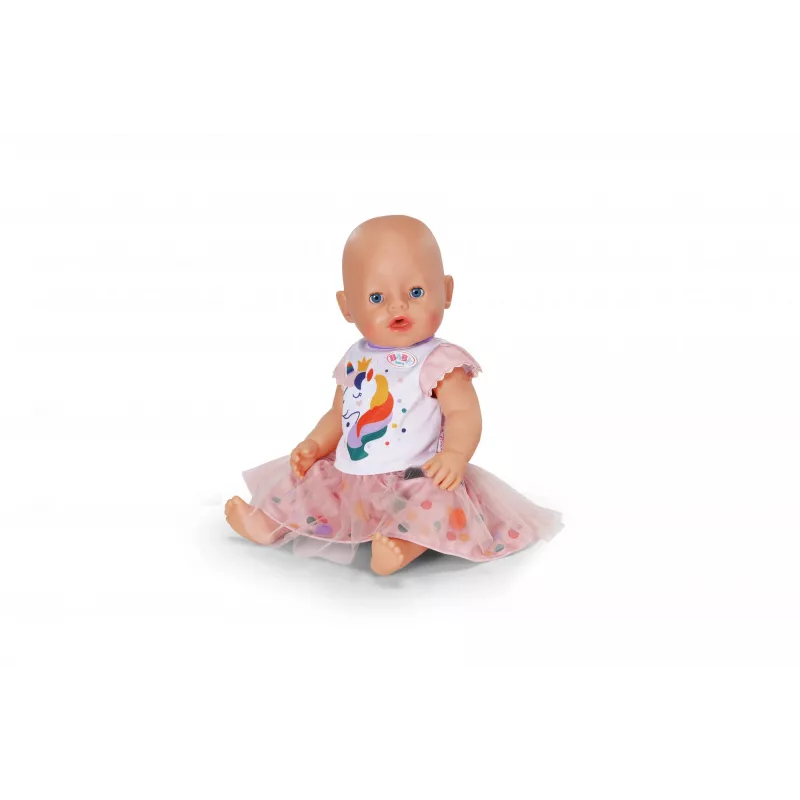 BABY born Tutu suknelė Vienaragis 43cm lėlės drabužis