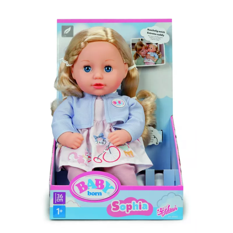 Lėlė kūdikis ZAPF BABY born Sophia Rose 36 cm