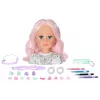 BABY born Styling Head Artist – makiažo ir šukuosenų galva lėlei