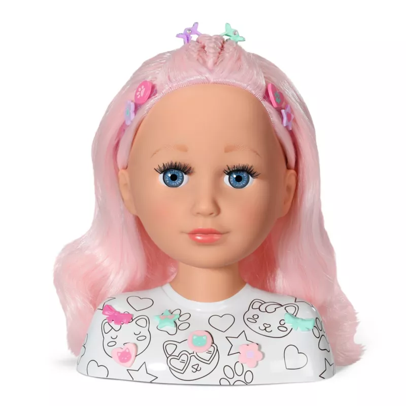 BABY born Styling Head Artist – makiažo ir šukuosenų galva lėlei