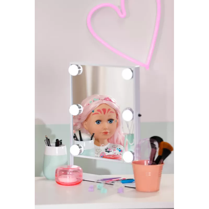 BABY born Styling Head Artist – makiažo ir šukuosenų galva lėlei
