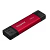 Išorinis SSD Kingston 512GB Dual USB-A/USB-C Nešiojamas, USB 3.2 Gen 2, Skaitymas 1050MB/s, Rašymas 950MB/s, Juodas/Raudonas