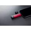 Išorinis SSD diskas Kingston 2TB Dual USB-A/USB-C, USB 3.2 Gen 2, Skaitymas 1050 MB/s, Rašymas 950 MB/s, Juodai/Raudonas