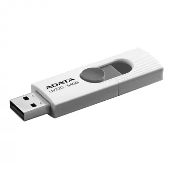ADATA UV220 USB atmintukas 64 GB USB Type-A 2.0 pilka, balta