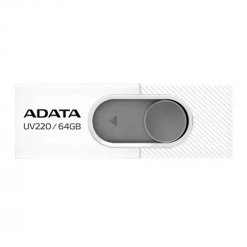 ADATA UV220 USB atmintukas 64 GB USB Type-A 2.0 pilka, balta
