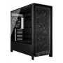 Kompiterio korpusas PC Midi Tower CORSAIR FRAME 5000D RS — juodas, ATX/EATX, 3x140 mm priekiniai ventiliatoriai, grūdintas stiklas, 250×556×542 mm