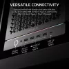 Kompiterio korpusas PC Midi Tower CORSAIR FRAME 5000D RS — juodas, ATX/EATX, 3x140 mm priekiniai ventiliatoriai, grūdintas stiklas, 250×556×542 mm