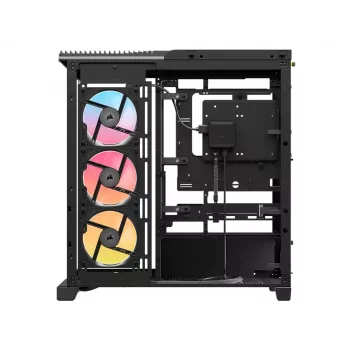 PC korpusas Corsair 4500X LX-R RGB Grūdintas stiklas Midi bokštas Juodas