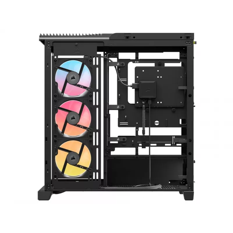 PC korpusas Corsair 4500X LX-R RGB Grūdintas stiklas Midi bokštas Juodas