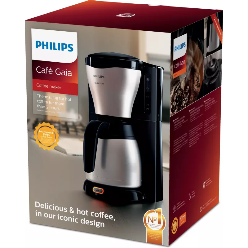 Philips Café Gaia HD7546/20 lašelinė kavos virimo aparatas su terminiu ąsočiu