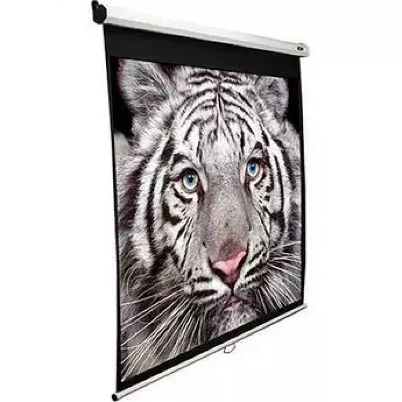 Rankinė projekcinė drobė Elite Screens M150XWV2 150 colių (4:3, matoma 3,05 m × 2,29 m, 16 kg)