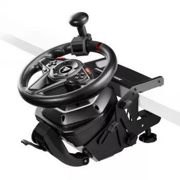 Thrustmaster T128 Black USB vairas su pedalais, skirta PC, Xbox One, Xbox Series S, Xbox Series X