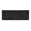 CHERRY DW 3000 belaidė klaviatūra su pele, RF, AZERTY prancūziškas išdėstymas, juoda