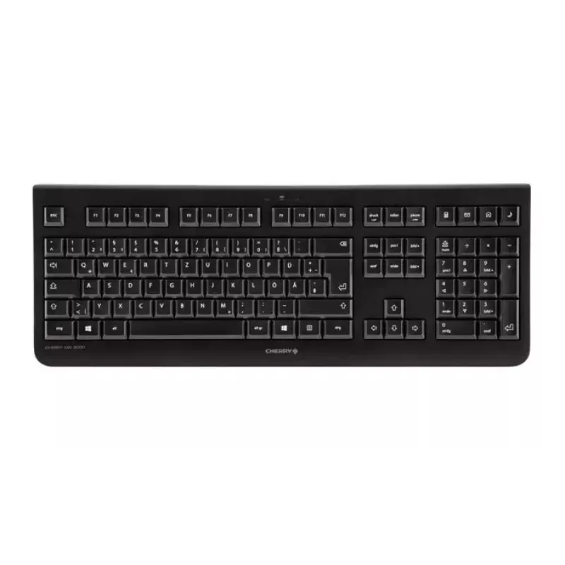 CHERRY DW 3000 belaidė klaviatūra su pele, RF, AZERTY prancūziškas išdėstymas, juoda