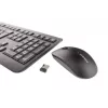 CHERRY DW 3000 belaidė klaviatūra su pele, RF, AZERTY prancūziškas išdėstymas, juoda