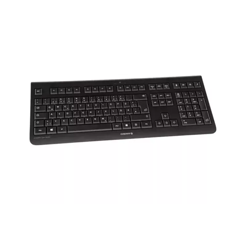 CHERRY DW 3000 belaidė klaviatūra su pele, RF, AZERTY prancūziškas išdėstymas, juoda