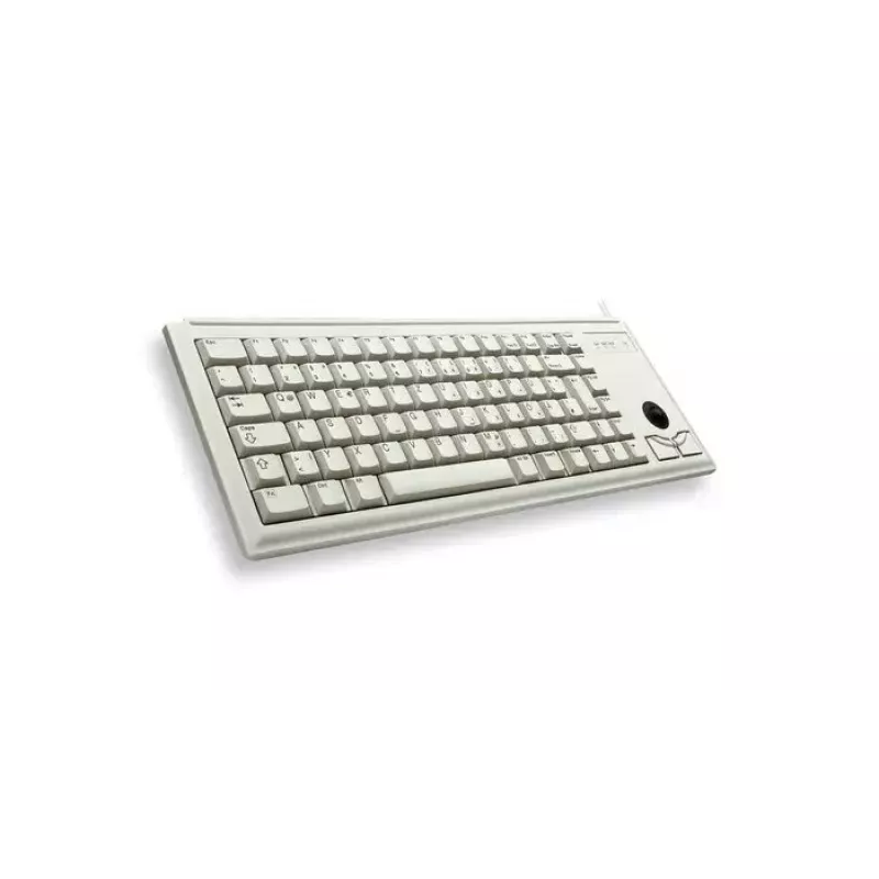 CHERRY G84-4400 klaviatūra su integruotu trackball, USB, QWERTY US anglų, pilka