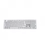 Klaviatūra CHERRY KC 200 MX Universal USB QWERTZ Vokiška Sidabrinė Balta Mechaninė 109 klavišų