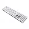 Klaviatūra CHERRY KC 200 MX Universal USB QWERTZ Vokiška Sidabrinė Balta Mechaninė 109 klavišų