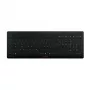 Cherry Stream Universal RF Wireless + USB klaviatūra QWERTZ vokiška juoda