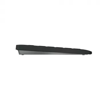 Cherry Stream Universal RF Wireless + USB klaviatūra QWERTZ vokiška juoda