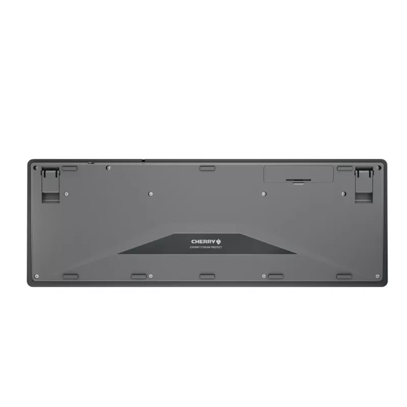 Cherry Stream Universal RF Wireless + USB klaviatūra QWERTZ vokiška juoda