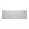 CHERRY K5V2 kompaktiška žaidimų klaviatūra USB QWERTZ vokiška balta 68 klavišų RGB LED