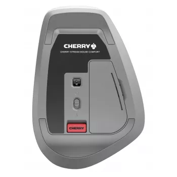 Belaidė RF pelė Cherry Stream Mouse Comfort RF Wireless, pilkai balta