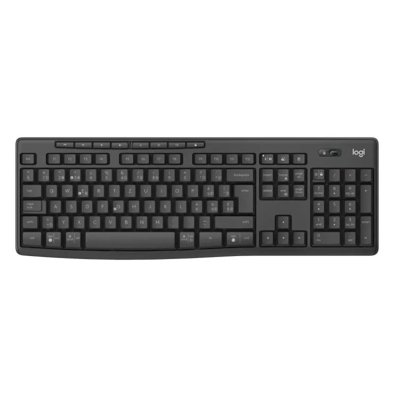 Belaidis klaviatūros ir pelės rinkinys Logitech MK370 Combo for Business, pilno dydžio QWERTZ