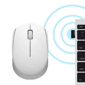 Belaidė pelė LOGITECH M171, balta
