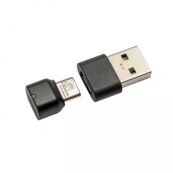 USB-C adapteris Jabra 14208-38 USB-C moteriškas į USB-A vyriškas juodas